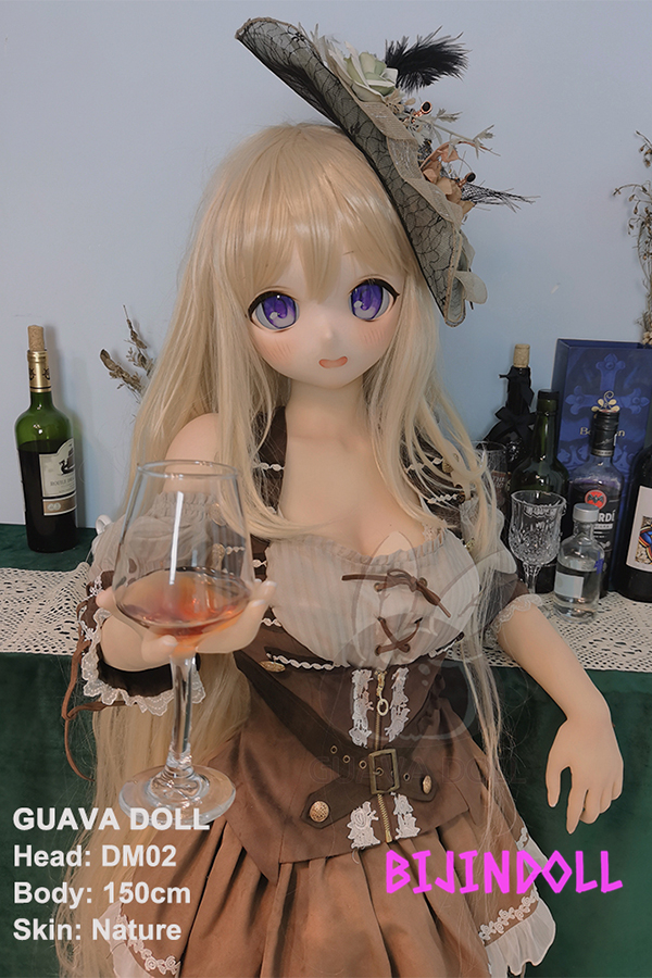 GUAVADOLL DM02 150cm D-cup PVC head big tits 2d anime dutch wife luxury adult anime sex doll