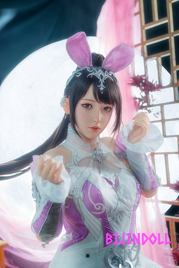 WAXDOLL#GE17Z 155cm C-cup Silicone Game Cosplay Love Doll Luxury Realistic Doll R18 Dutch Wife