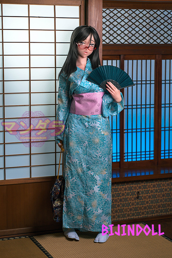MandaraDoll MA#103 153cm J-cup Silicone Erotic Big Tits Glasses Anime Love Doll Silicone Sex Doll Life-size Dutch Wife