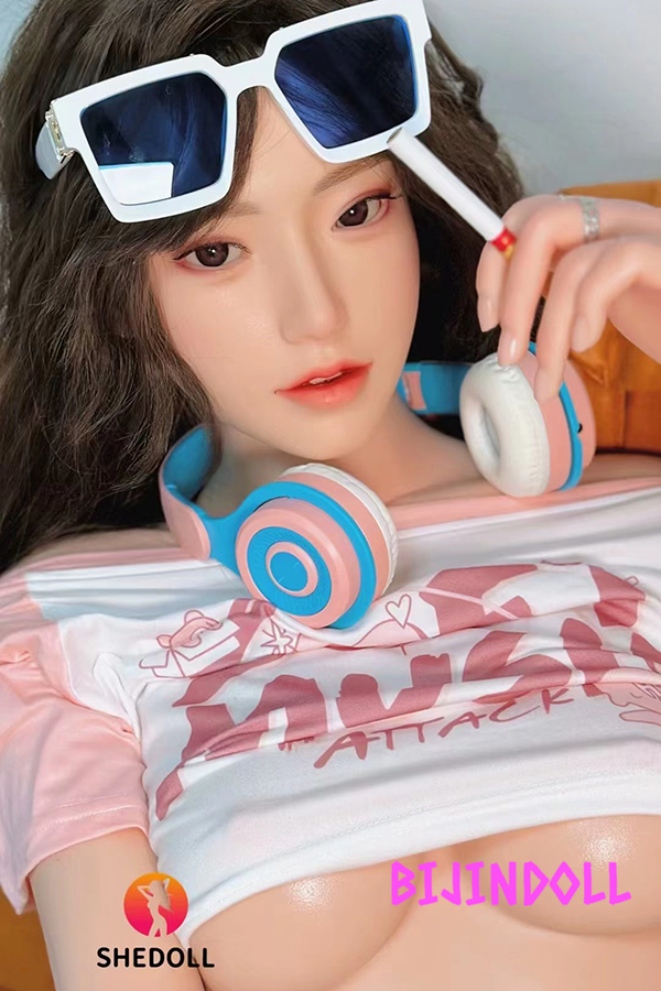 SHEDOLL 158cm C-cup Silicone Head Real Beautiful Love Doll Sex Life Size Doll Adult Dutch Wife Bukkake Erotic Creampie Real Doll