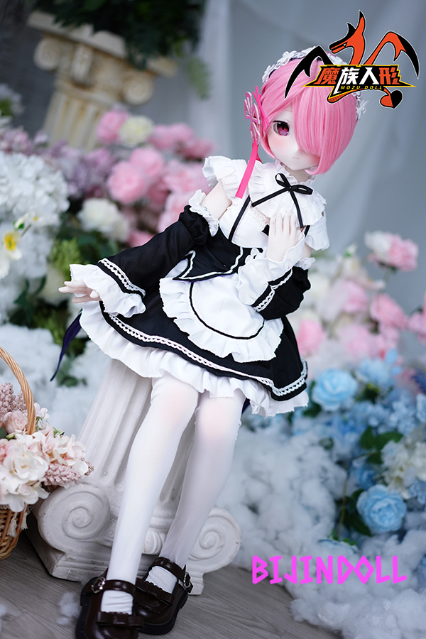 mozudoll Ram PVC Head Picture clothing free Popular anime sex doll maid cosplay cute love doll cheap anime doll