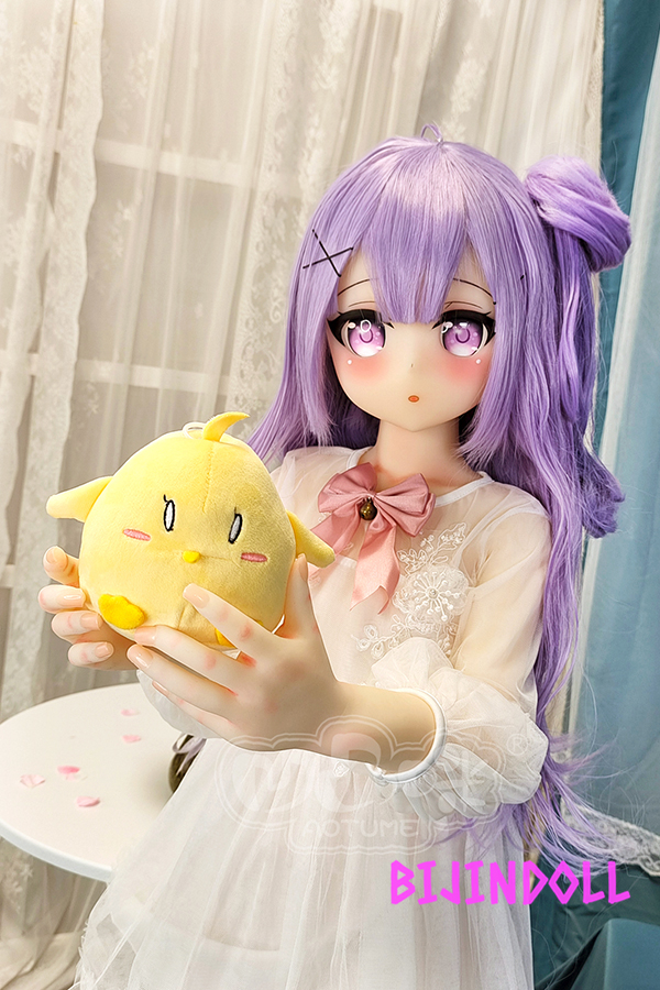 aotumedoll#92 B-cup TPE cute purple hair sex doll anime cosplay Cute sex tits r18 Dutch wife