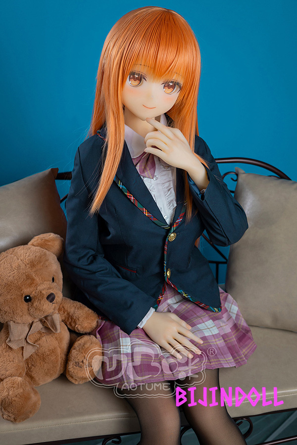 aotumedoll#117 155cm C-cup TPE Shiina Mayu Anime Sex Doll Angel Long Blonde Beautiful Girl