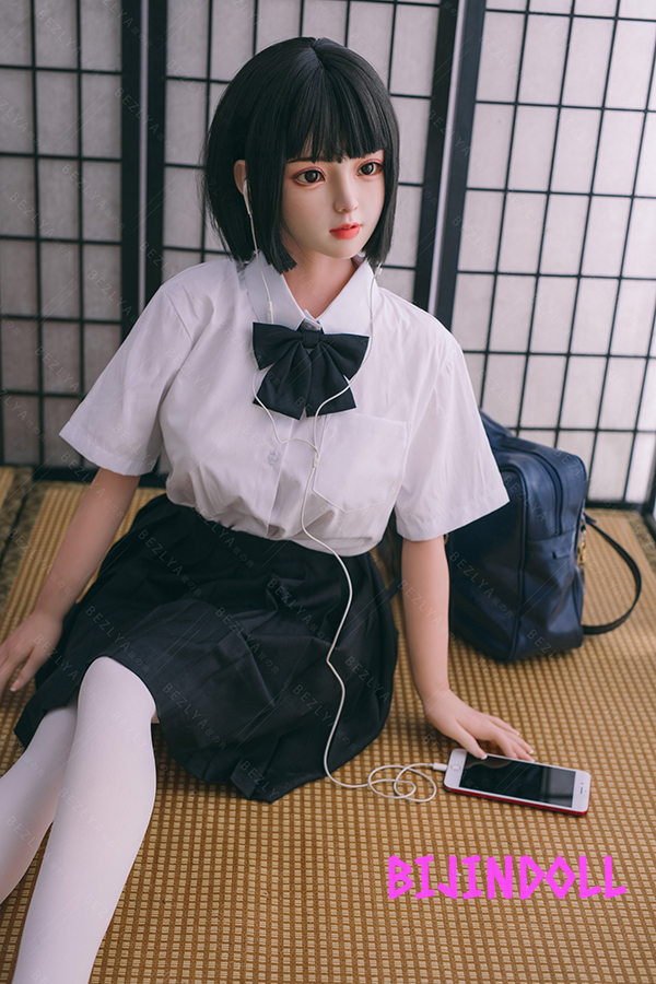 Bezlya 鈴蘭 149cm C-cup Silicone head + TPE body Real Adult Porn life-size doll sex dutchwife adult