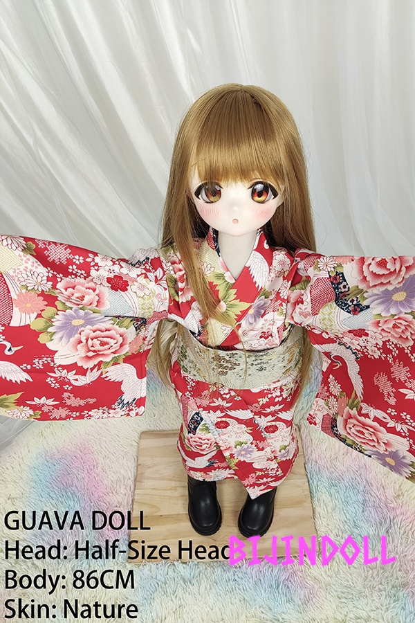 GUAVADOLL DMS02 Normal Skin Hand-Painted Makeup Vinyl Head (PVC) Cute Love Doll Japanese Clothing New