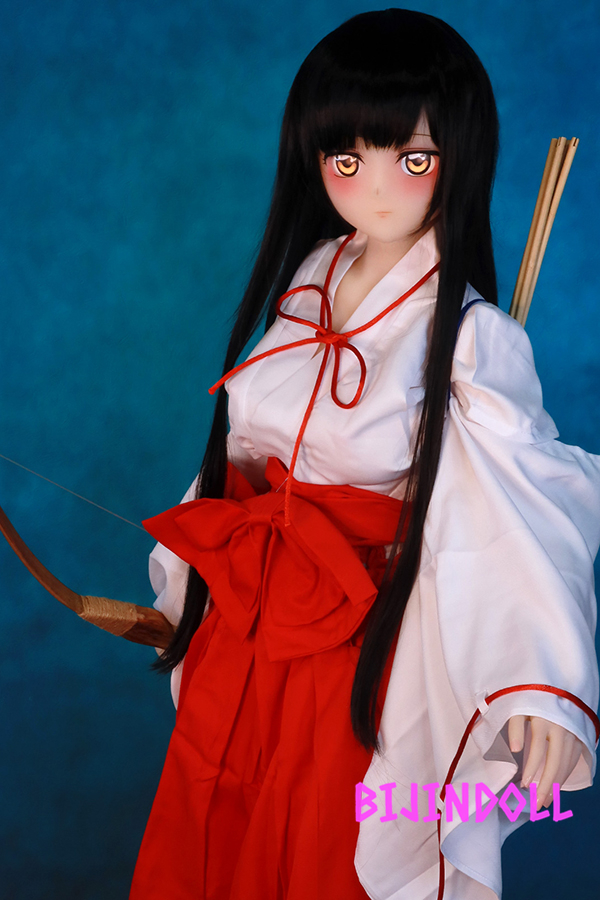 aotumedoll#43 D-cup 145cm TPE Big Breasts Anime Style Doll Custom Manga Doll Sex Chubby Character Life Size Dutch Wife Shrine Maiden Erotic Costume