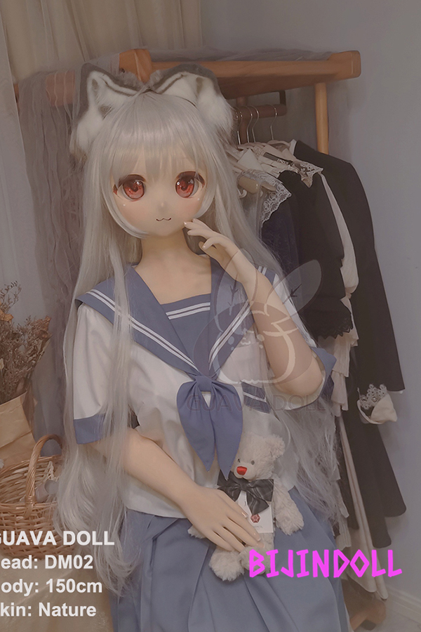 GUAVADOLL DM02 150cm D-cup PVC head anime sex doll R18 adult beautiful anime sex 2d dutch wife