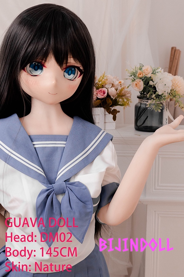 GUAVADOLL DM02 Normal Skin Hand-Drawn Makeup Vinyl Head Neat Female Student Anime Love Doll