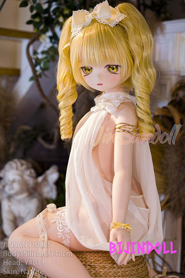WMDoll#Y011 140cm C-cup PVC Head Blonde anime adult life-size doll r18 sex toys