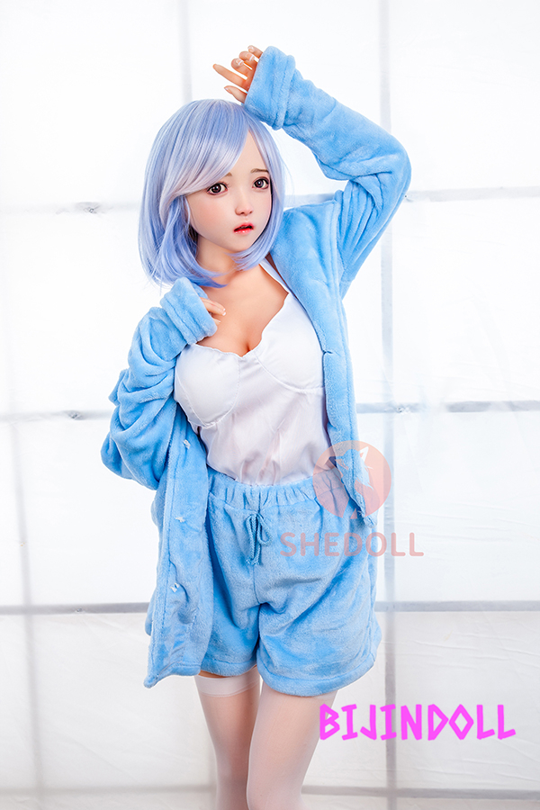 SHEDOLL 148cm D-cup Silicone Head TPE Body Love Doll Adult Doll Beautiful Life Size Doll