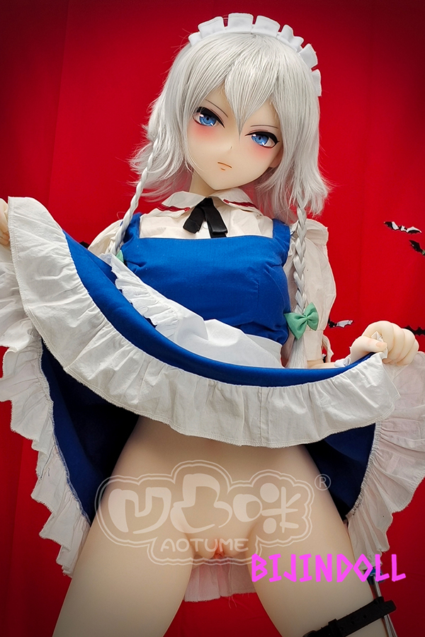aotumedoll#103 155cm C-cup TPE Sakuya Izayoi Anime Sex Doll Touhou Project Cos Maid Sakuya