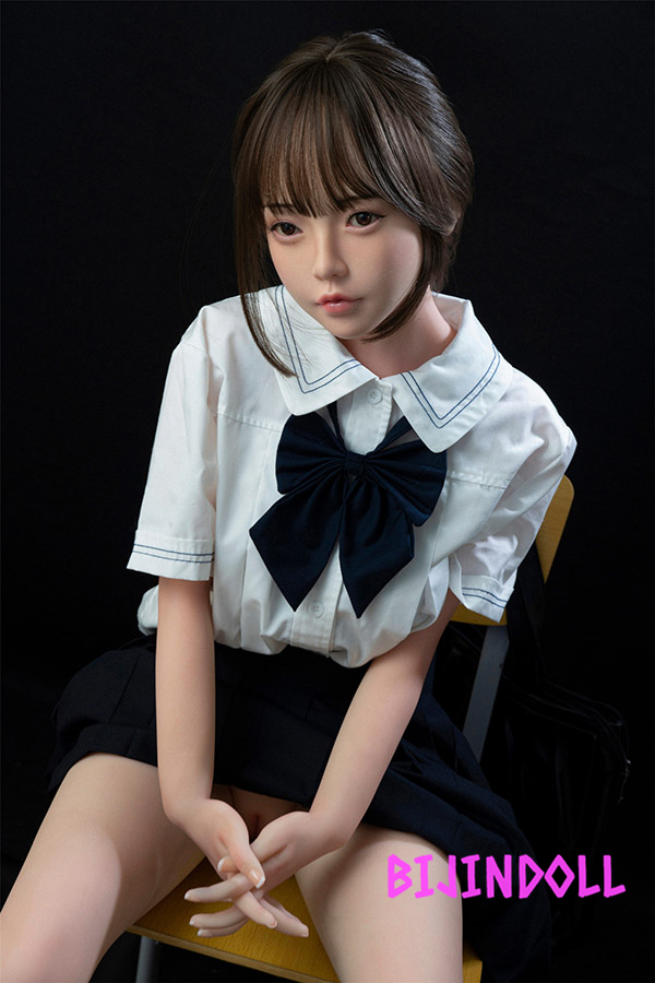 FUDOLL#7 148cm D-cup Silicone head style makeup love doll super realistic beautiful sailor suit