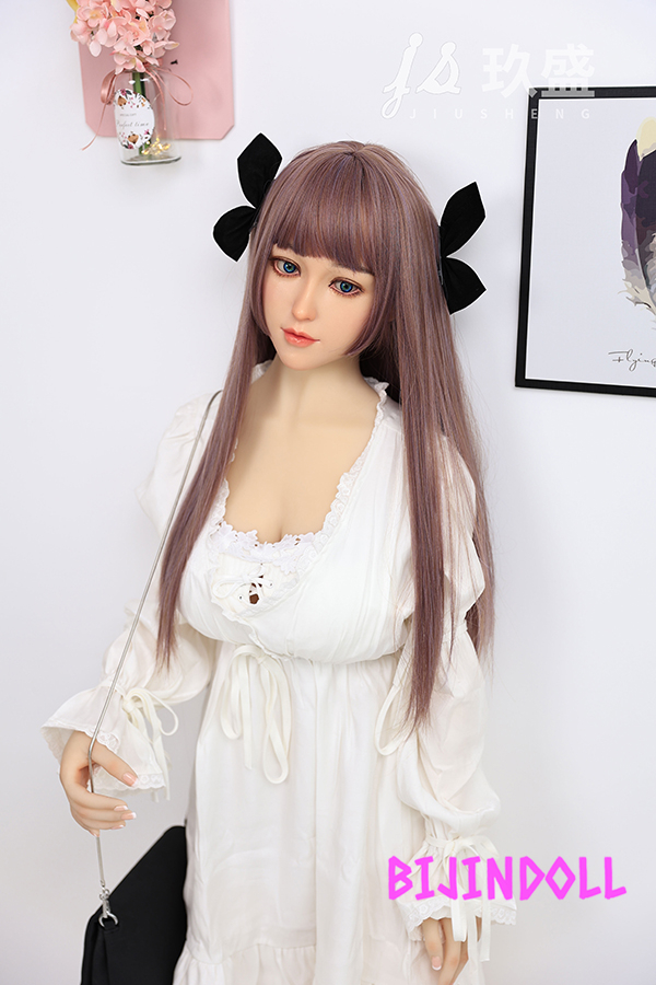 Jiusheng Doll#8 Shirley 150cm D-cup silicone head beautiful big breasts beauty real doll luxury sex doll