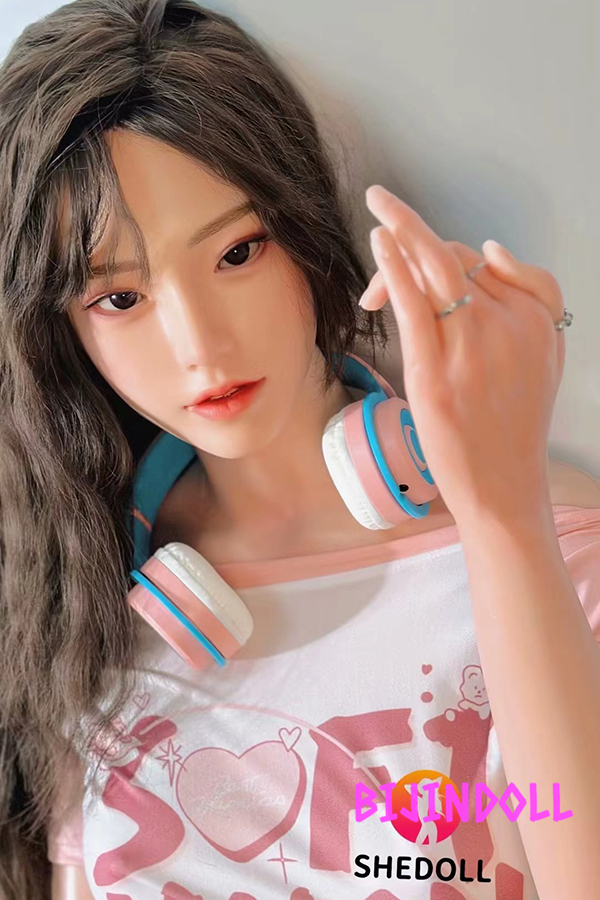 SHEDOLL 158cm C-cup Silicone Head Real Beautiful Love Doll Sex Life Size Doll Adult Dutch Wife Bukkake Erotic Creampie Real Doll