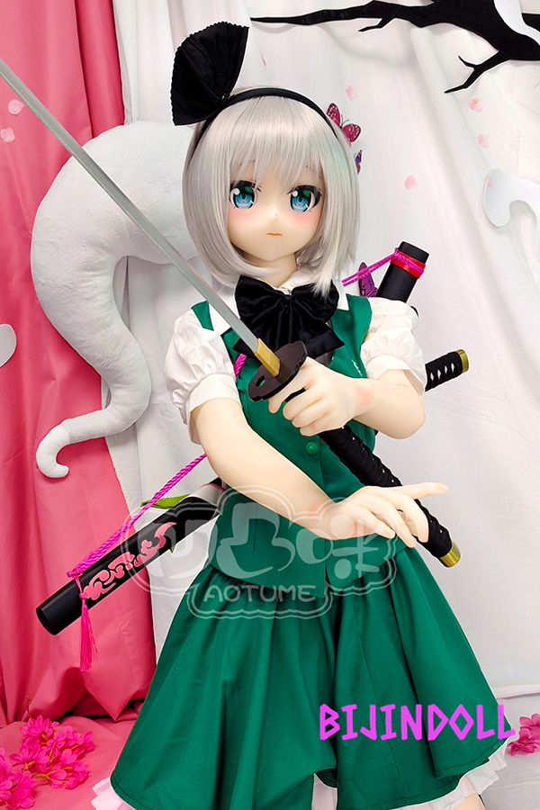 aotumedoll#102 B-cup 145cm TPE Youmu Konpaku Anime Sex Doll Touhou Project Doll Game Anime Cosplay Dutch Wife