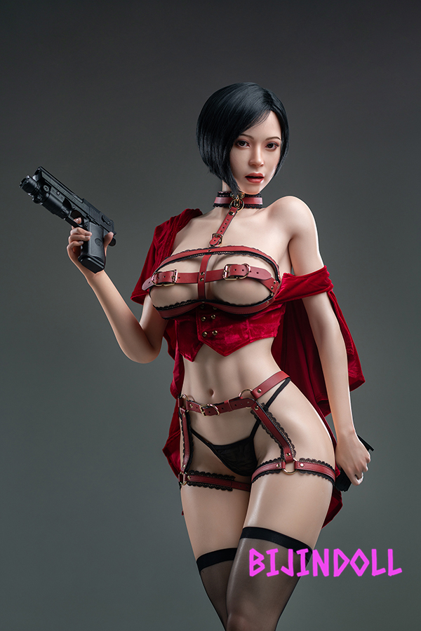 171cm G-cup gamelady head No.21 silicone Ada Wong cos love doll SM training movable mouth SEX blowjob