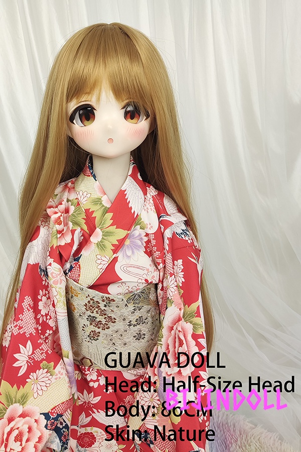 GUAVADOLL DMS02 Normal Skin Hand-Painted Makeup Vinyl Head (PVC) Cute Love Doll Japanese Clothing New