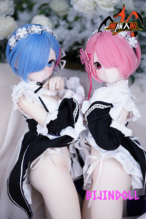mozudoll Rem PVC Head Picture clothing free Super cute maid anime doll maid cosplay cheap sex doll