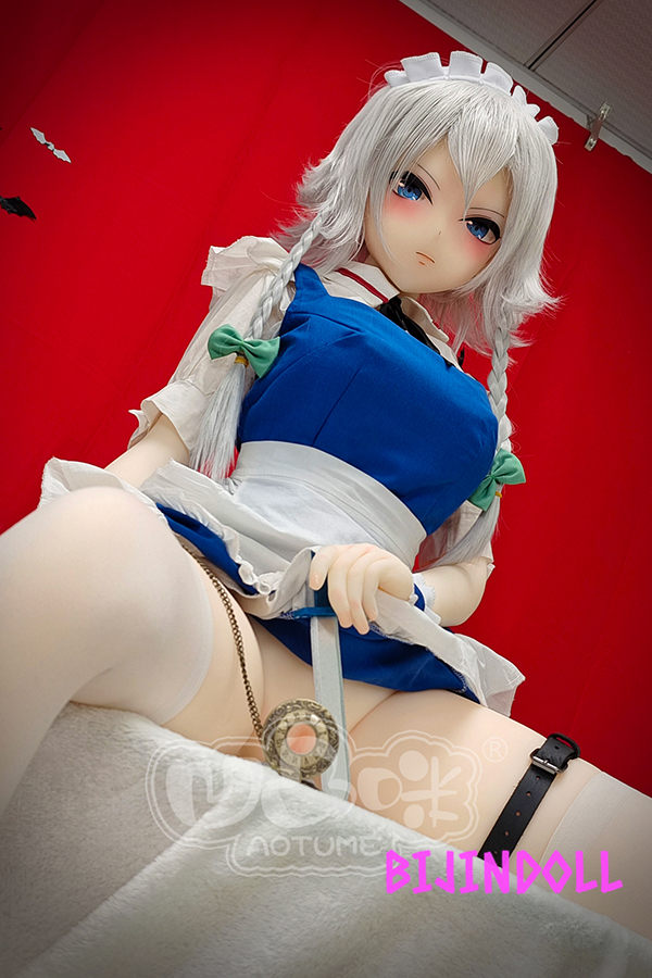aotumedoll#103 155cm C-cup TPE Sakuya Izayoi Anime Sex Doll Touhou Project Cos Maid Sakuya