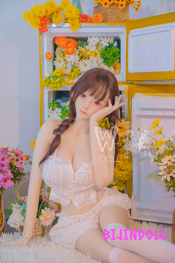 WMDoll#153 158cm C-cup TPE mannequin head Sex doll erotic cute real asian dutch wife