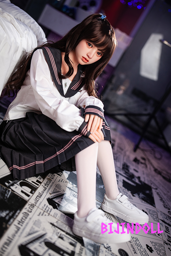 SHEDOLL 148cm D-cup Silicone head TPE body Bed Sex Doll Real beautiful cute life-size realistic doll