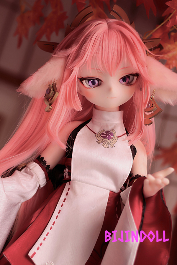 mozudoll 小狐狸 Costume Free Yaemiko Love Doll Genshin Cosplay Doll PVC Head Dutch Wife