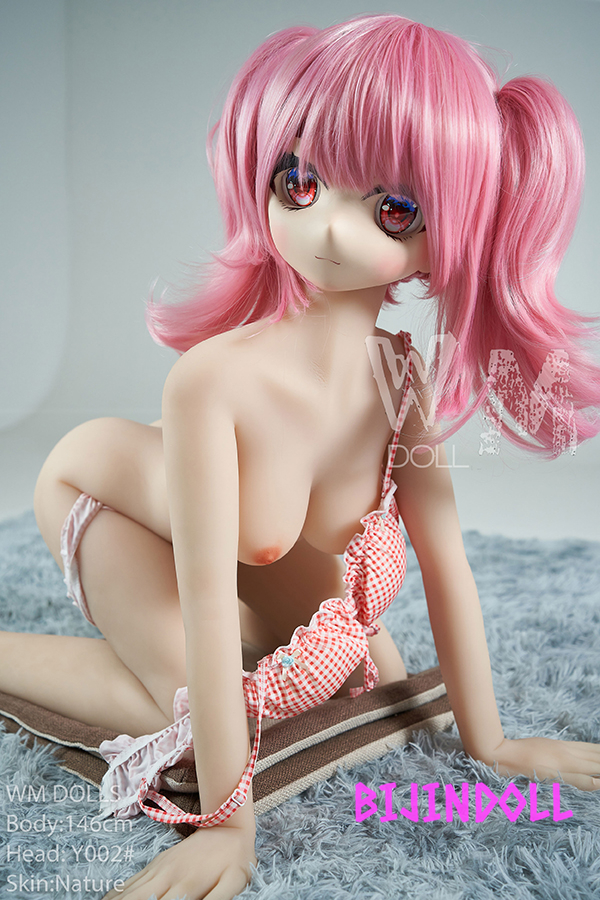 WMDoll#Y002 146cm C-cup PVC Head Pink Hair Sex Dolls Anime Adult Porn Toys Adult Love Doll