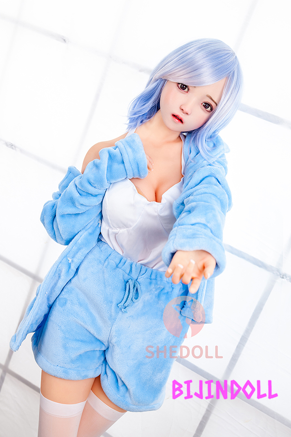 SHEDOLL 148cm D-cup Silicone Head TPE Body Love Doll Adult Doll Beautiful Life Size Doll