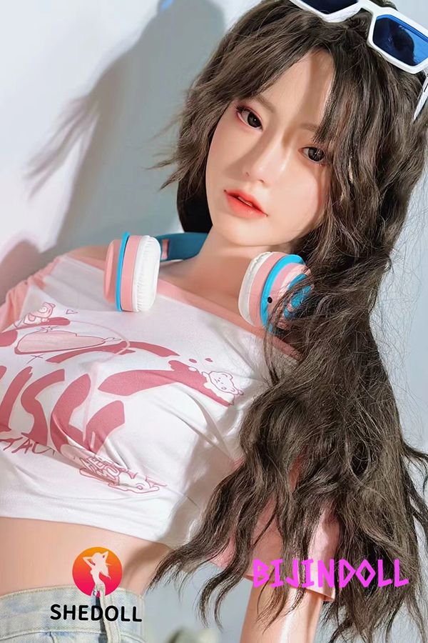 SHEDOLL 158cm C-cup Silicone Head Real Beautiful Love Doll Sex Life Size Doll Adult Dutch Wife Bukkake Erotic Creampie Real Doll