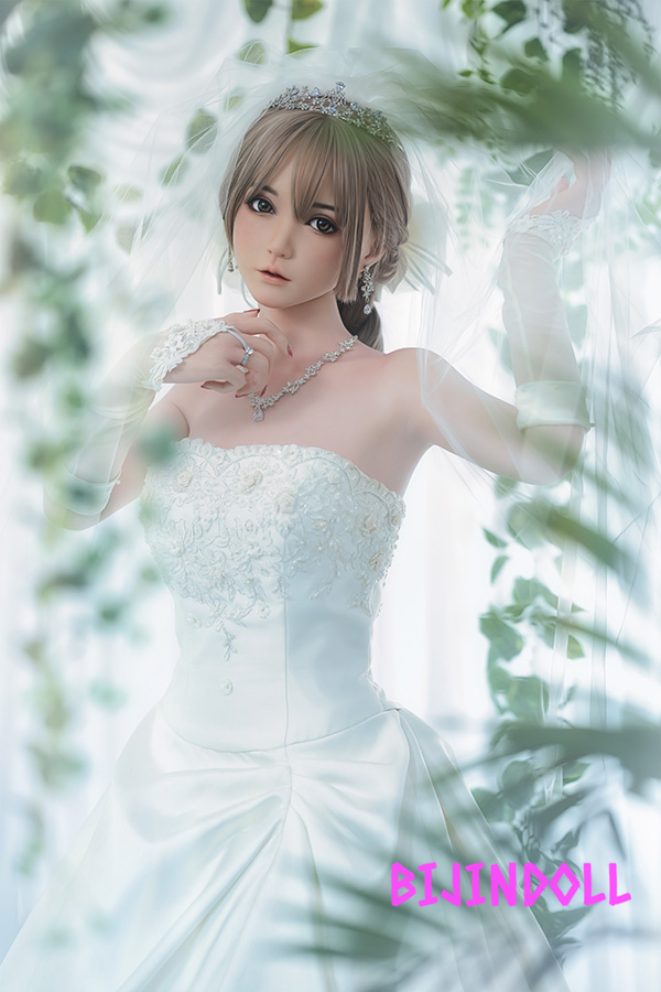 FUDOLL#19 150cm B-cup Full silicone sex doll marriage ideal bride beautiful bride doll