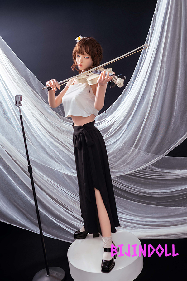 FUDOLL#20 158cm C-cup Silicon super slim shaved sex doll beautiful doll super hip line dutch wife