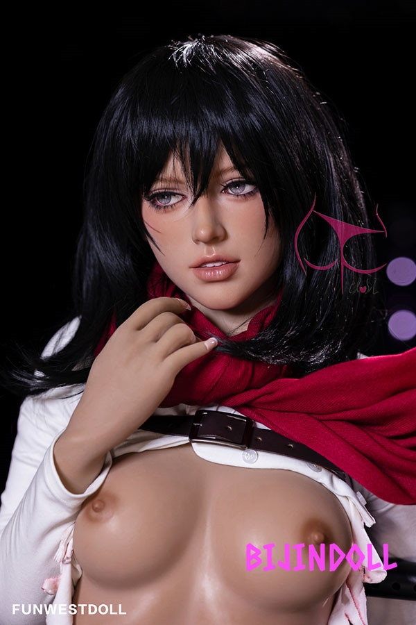 Funwest#062 Chloe 159cm B-cup TPE Mikasa Ackerman Sex Dolls Nude Porn Cosplay Love Doll Anime Attack on Titan