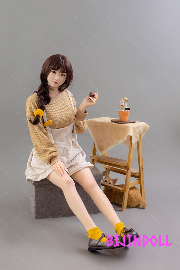 Bezlya 風信子 160cm Ｂ-cup Silicon head TPE body head mouth movable pose sex love doll