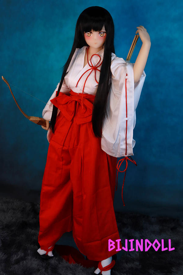 aotumedoll#43 D-cup 145cm TPE Big Breasts Anime Style Doll Custom Manga Doll Sex Chubby Character Life Size Dutch Wife Shrine Maiden Erotic Costume