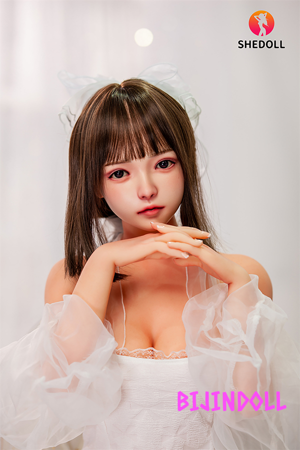 SHEDOLL 148cm D-cup Silicone Head TPE Body Hugging Pillow Sex Doll Realistic Cute Love Doll Adult Asian