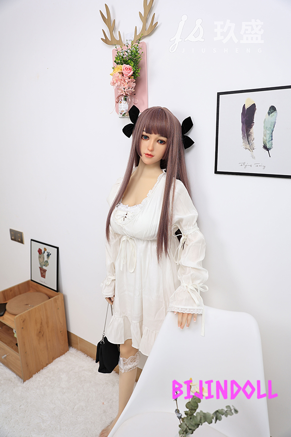 Jiusheng Doll#8 Shirley 150cm D-cup silicone head beautiful big breasts beauty real doll luxury sex doll