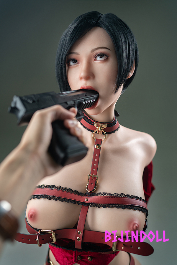 171cm G-cup gamelady head No.21 silicone Ada Wong cos love doll SM training movable mouth SEX blowjob