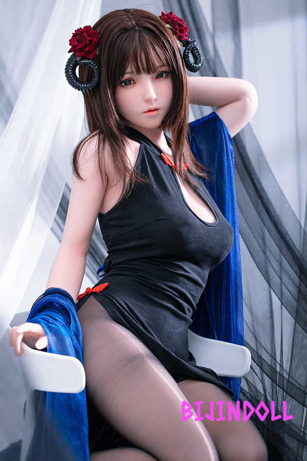 FUDOLL#14 148cm D-cup Silicone Cute tits pussy love doll. Raw insertion makes you crazy with pleasure