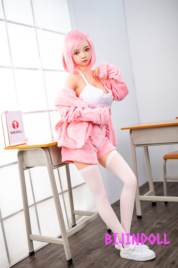 SHEDOLL 148cm D-cup silicone head beautiful realistic beautiful cute idol sex doll dutch wife