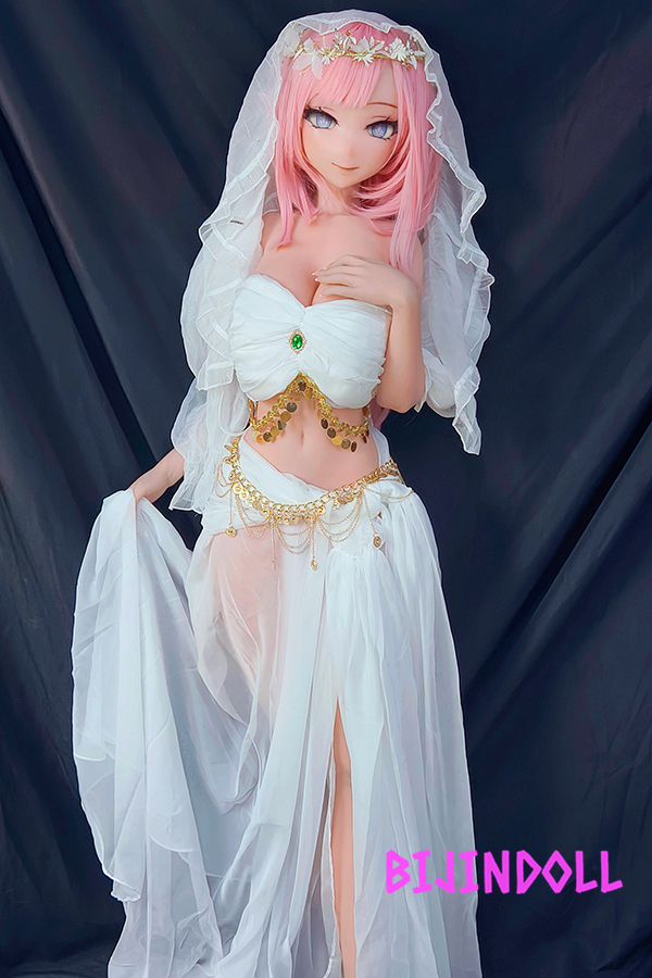 ElsaBabe-AHR009 148cm silicone Elf Anime Sex Doll Pink Hair Life-size Doll Bride Beautiful Elf Sexy Big Breasts Doll