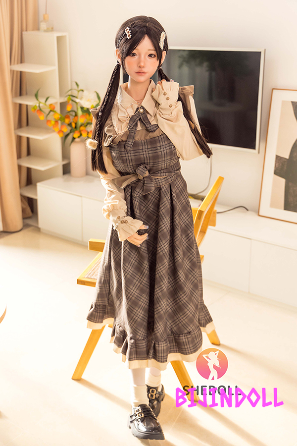 SHEDOLL 148cm D-cup Silicone Head Life-Size Love Doll Real Doll Latest Sex Doll Adult Porn Toys Dutchwife