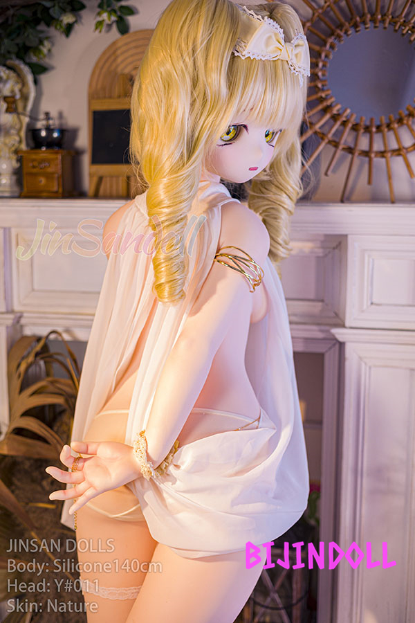 WMDoll#Y011 140cm C-cup PVC Head Blonde anime adult life-size doll r18 sex toys