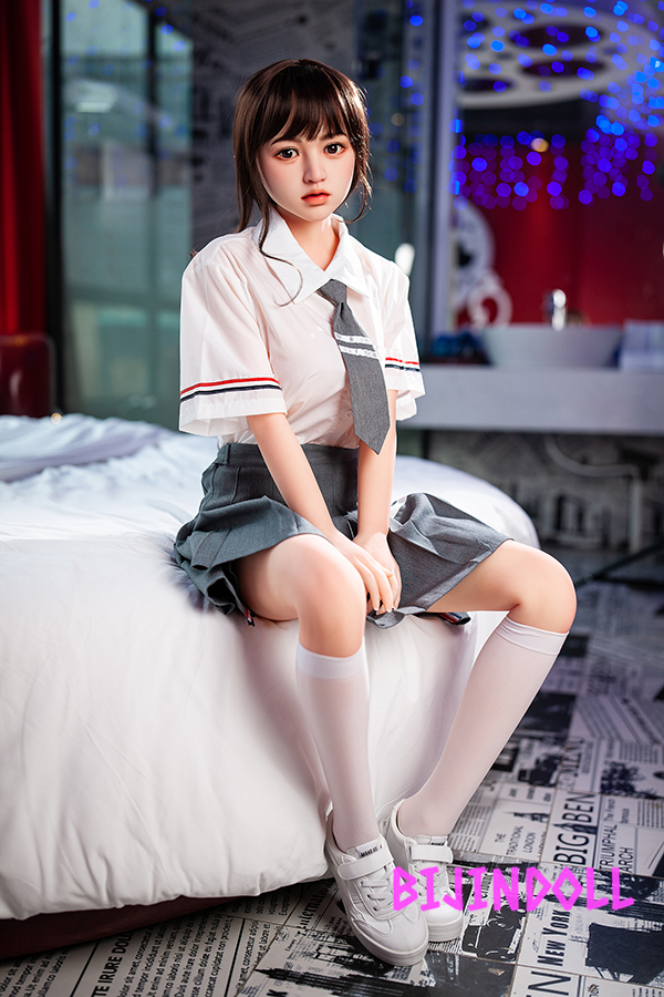SHEDOLL 148cm D-cup Silicone head TPE body Bed Sex Doll Real beautiful cute life-size realistic doll