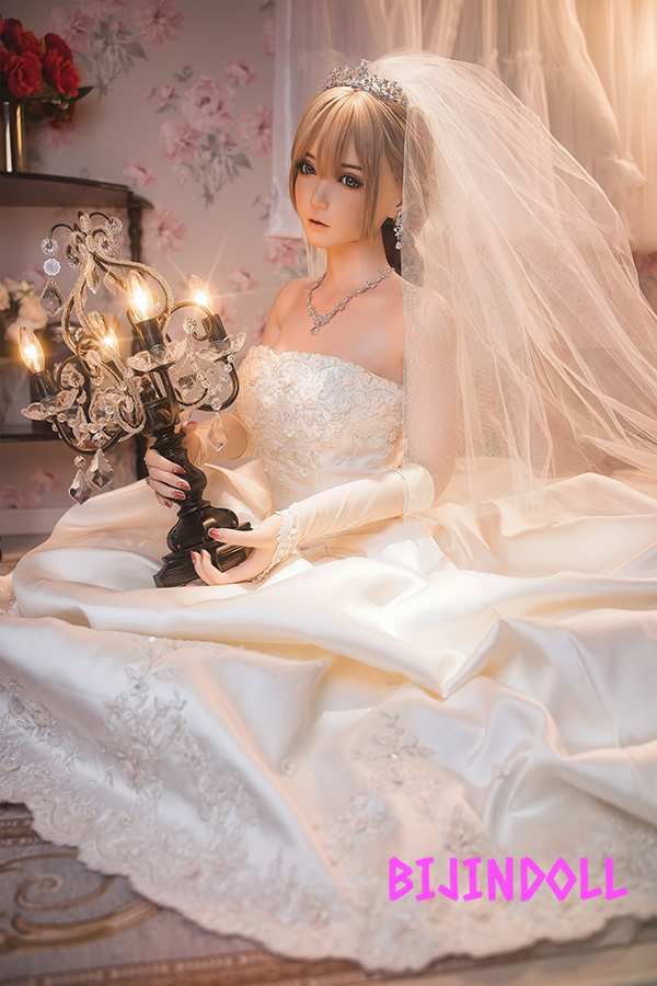 FUDOLL#19 150cm B-cup Full silicone sex doll marriage ideal bride beautiful bride doll