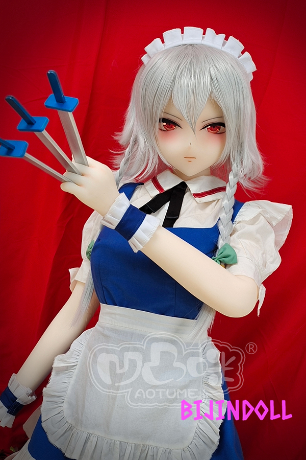 aotumedoll#103 155cm C-cup TPE Sakuya Izayoi Anime Sex Doll Touhou Project Cos Maid Sakuya