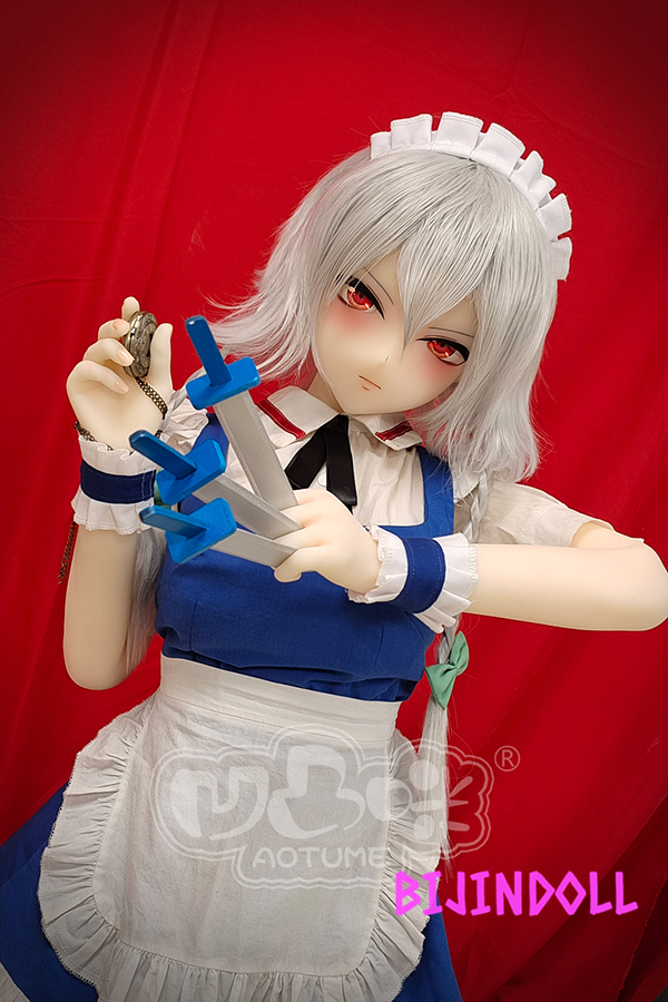 aotumedoll#103 155cm C-cup TPE Sakuya Izayoi Anime Sex Doll Touhou Project Cos Maid Sakuya