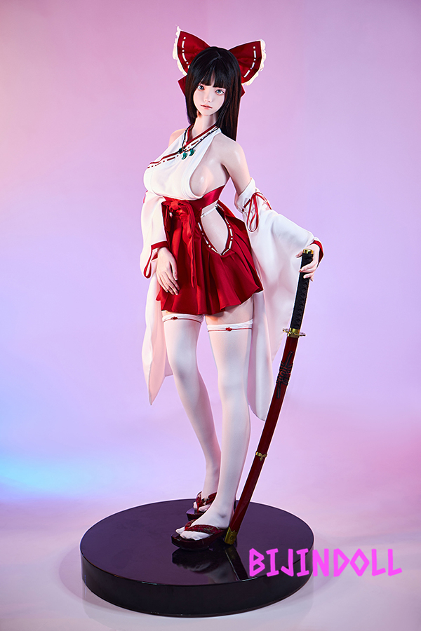 FUDOLL#24 158cm E-Cup Silicone Head Shrine Maiden Sex Dolls Too Erotic Body Dutch Wife Real Sex