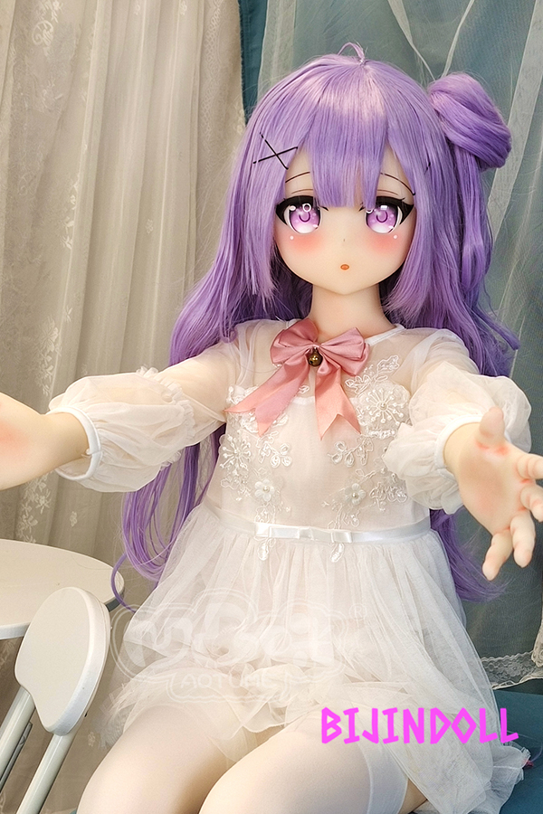 aotumedoll#92 B-cup TPE cute purple hair sex doll anime cosplay Cute sex tits r18 Dutch wife