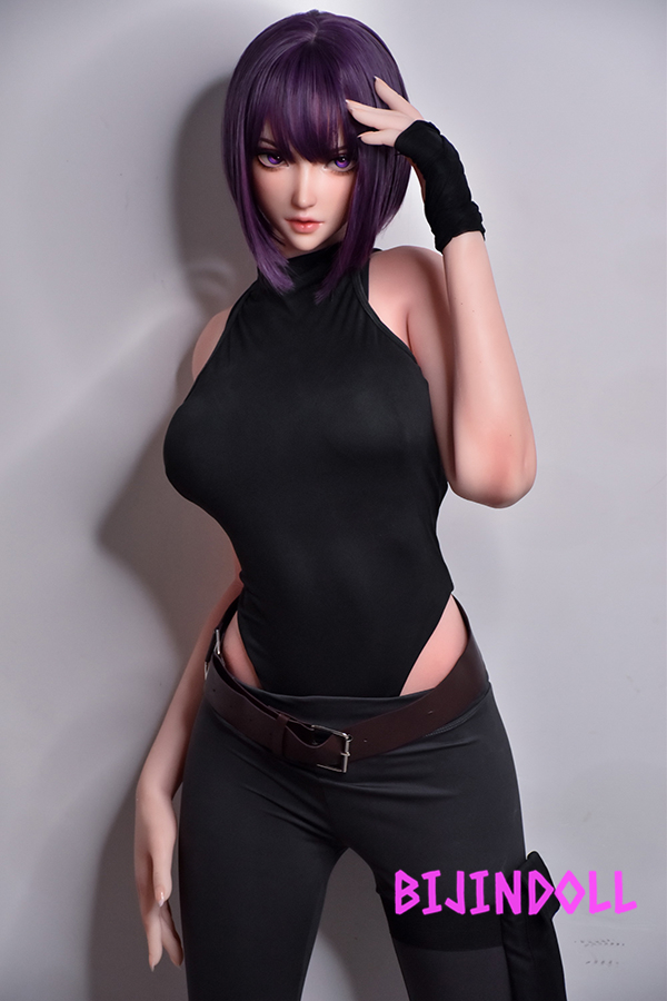 ElsaBabe-AHC006 165cm silicone short hair real doll big breasts