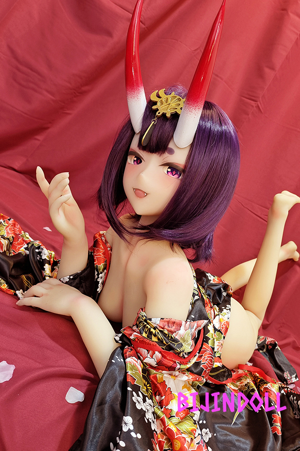 aotumedoll#85 B-cup 145cm TPE Fate Shuten Doji Cos Anime sex Doll Shuten Doji Cosplay fgo life-size anime head doll